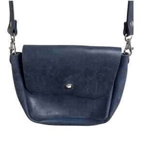 Guang Tong | Dark Blue Leather Purse